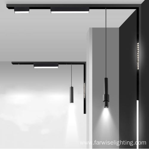 no main light 4 wire tracklighting magnet system